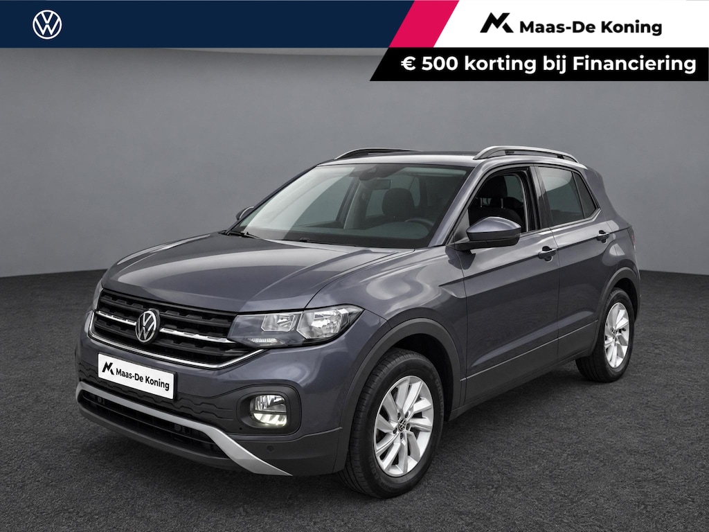 Volkswagen T-Cross 1.0 TSI 95pk Life · Apple/Android Car Play · Camera · Stoelverwarming · Dodehoek Detectie · P-Sensoren · 16'' Inch · Garantie t/n 13-05-2027 of 100.000km