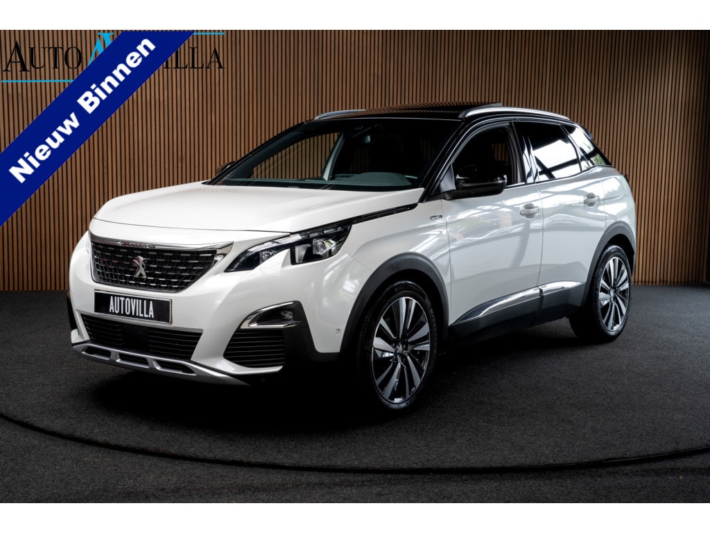Peugeot 3008 1.2 PureTech GT Line Panodak Navi Camera Climate PDC Stoelverwarming Keyless Entry & Go Cruise C. LM velgen Afneembaar trekhaak