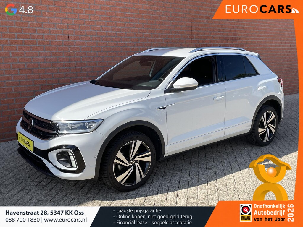 Volkswagen T-Roc 1.5 TSI 150pk DSG R-Line Navigatie Apple Carplay/Android Auto Parkeersensoren Camera Adaptive Cruise Control Elektrische achterklep Stoel- en stuurverwarming Climate Control Ledverlichting Virtual Cockpit