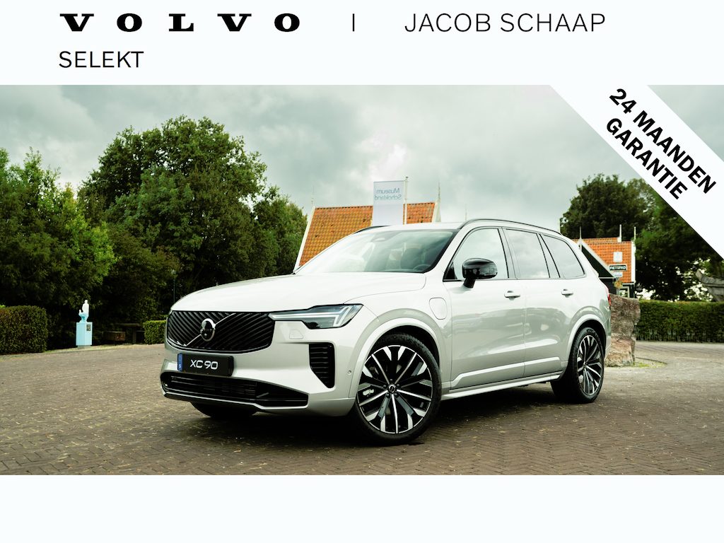 Volvo XC90 T8 455PK Plug-in hybrid AWD Ultra Dark | BLIS | 360 Camera | H&K | Luchtvering | Trekhaak | Pano | HUD | ACC |