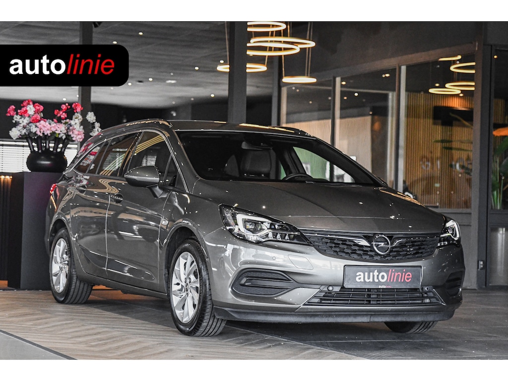 Opel Astra Sports Tourer 1.2 Elegance, Zwarte Hemel, Camera, Carplay, Keyless, Dodehoek, Cruise, LED!