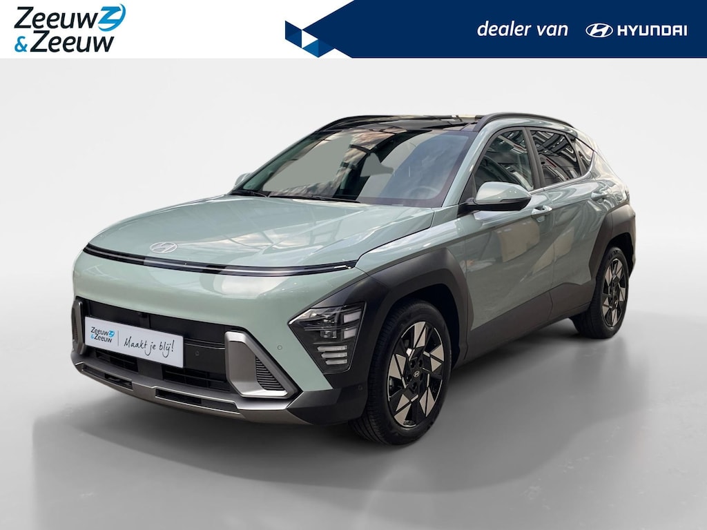 Hyundai Kona 1.6 GDI HEV Premium Sky | Nieuw | Zeer compleet | Uit voorraad leverbaar | Open dak | Hyundai Rotterdam - Noord |