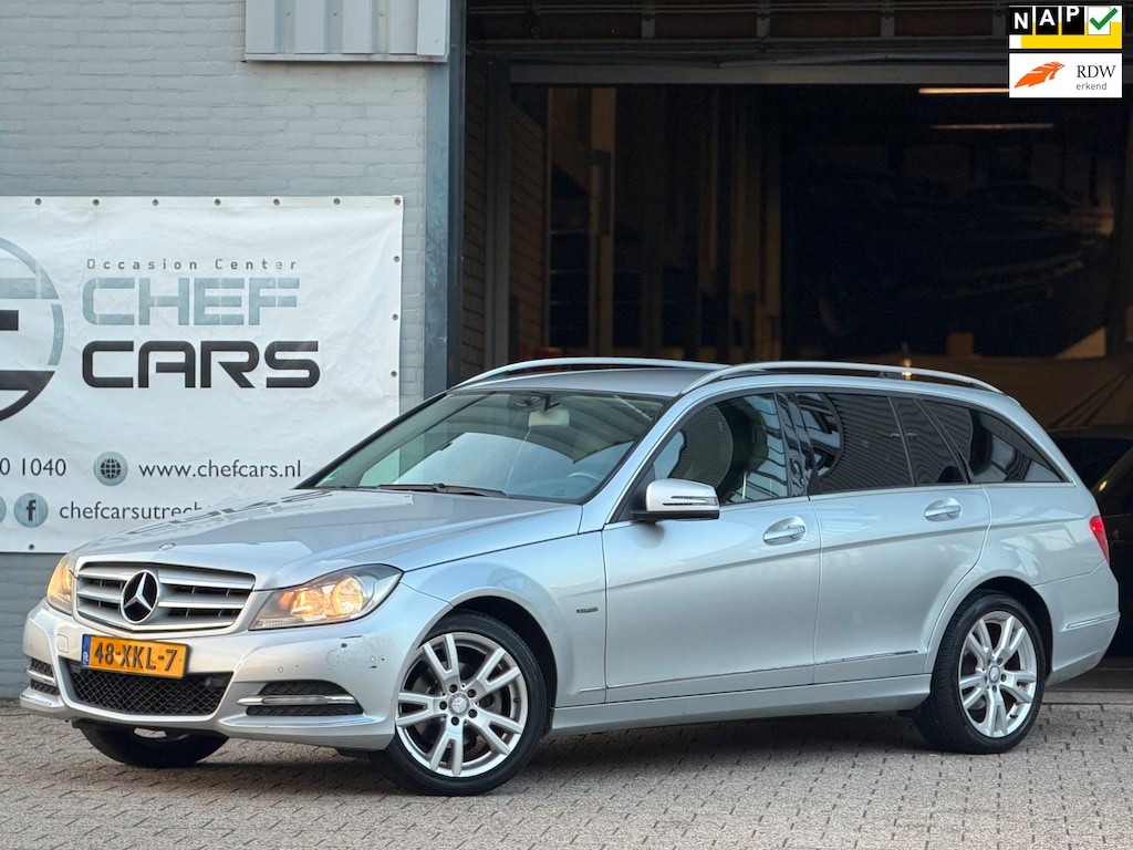 Mercedes-Benz C-klasse C180 NAP|AUTOMAAT|NAVI|AIRCO|HALFLEER|PDC!