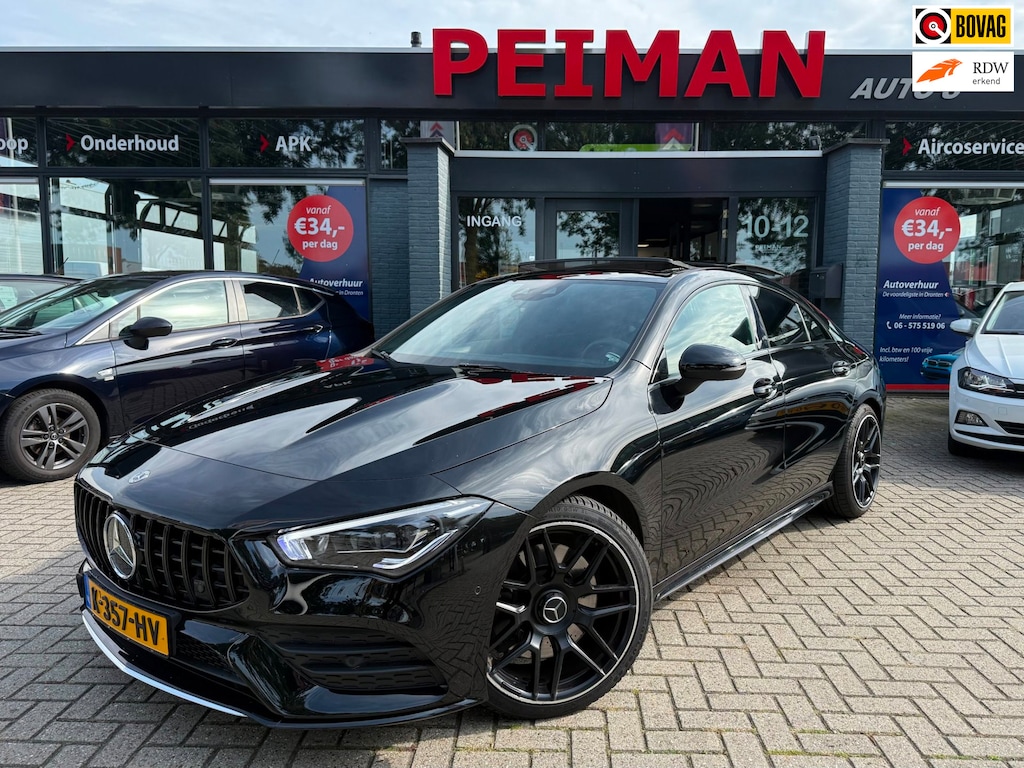 Mercedes-Benz CLA 220 Premium Plus AMG Night Edition | Pano | Sfeerverlichting | Camera | Stoelverwarming | Automaat |