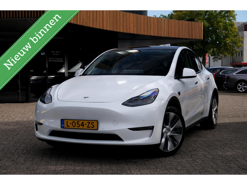 Tesla Model Y Long Range AWD 75 kWh|Rijklaar!|SoH89%|Trekhaak|Pano|FSD3|Camera