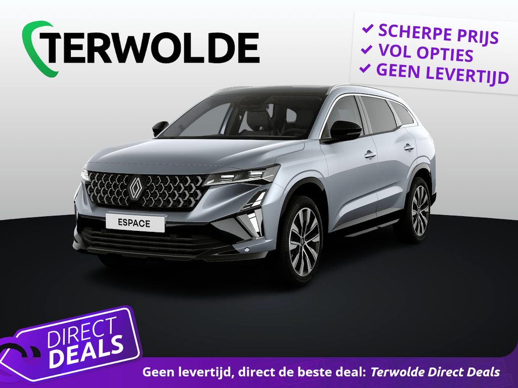 Renault Espace techno full hybrid E-Tech 200 - 7 zitplaatsen | pack solid | SolarBay® elektrochromatisch panoramadak |