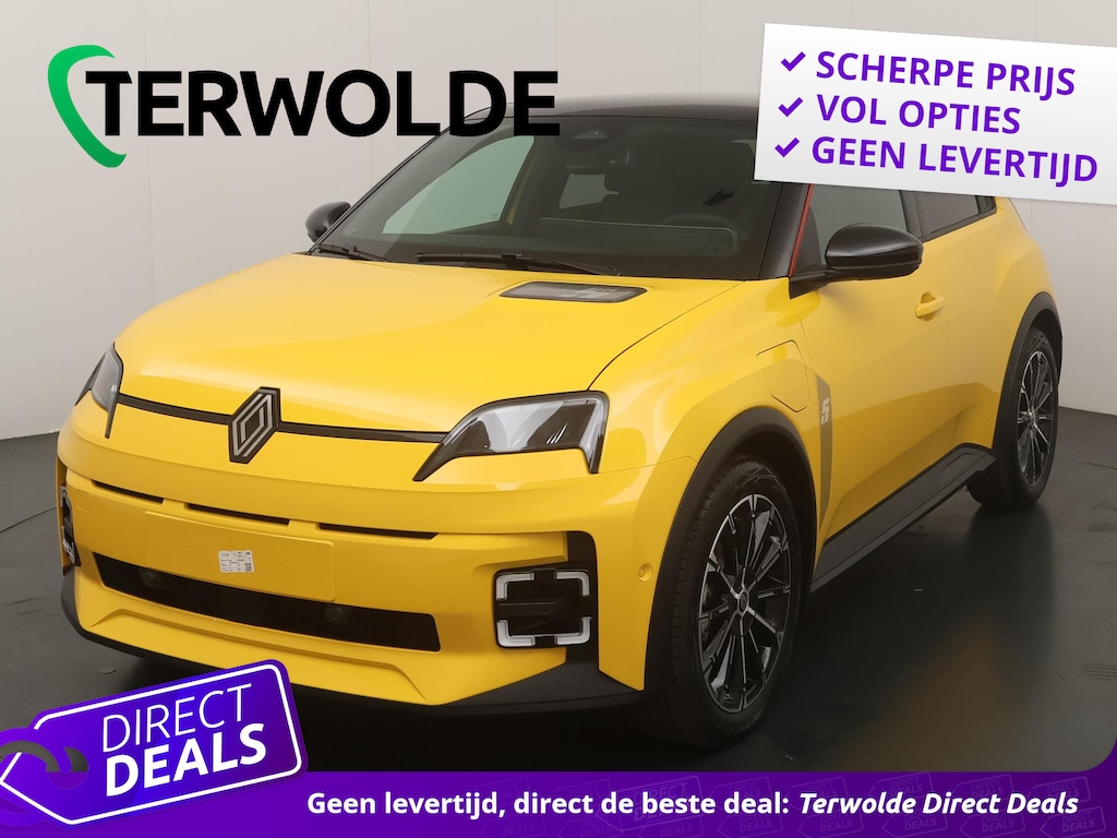 Renault R5 techno 150 pk comfort range | pack advanced driving assist | pack winter | lichtmetalen wielen 18'' diamantées noir 'chrono' rouge |