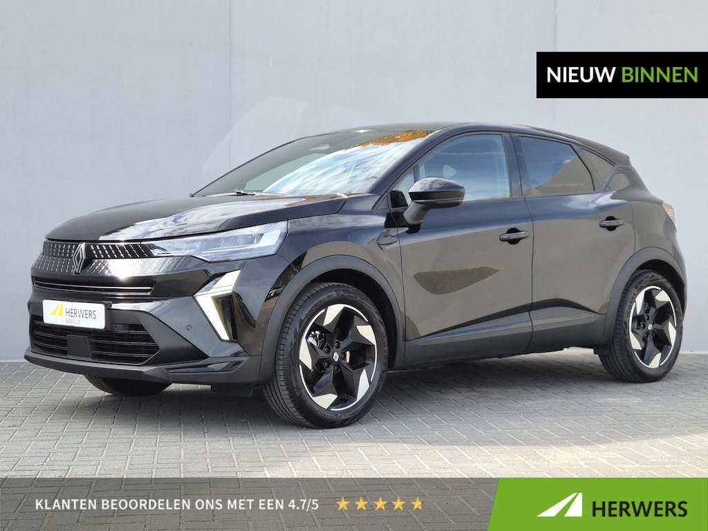 Renault Captur 1.8 E-Tech full hybrid 160 techno / Fabrieksgarantie tot 03-2029 / Pack Winter / Stuur- en stoelverwarming / Navigatie groot scherm / Camera / Climate Control / 18" LM wielen /