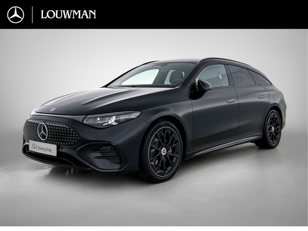 Mercedes-Benz CLA 250+ Business Solution AMG 85.5 kWh | Edition 1 pakket | Premium Pakket | Winterpakket | Trekhaak | Vast panoramadak | Burmester Surround Sound | Sportstoelen | GUARD 360° | 19 inch vijf-dubbelspaaks lichtmetalen AMG-velgen |