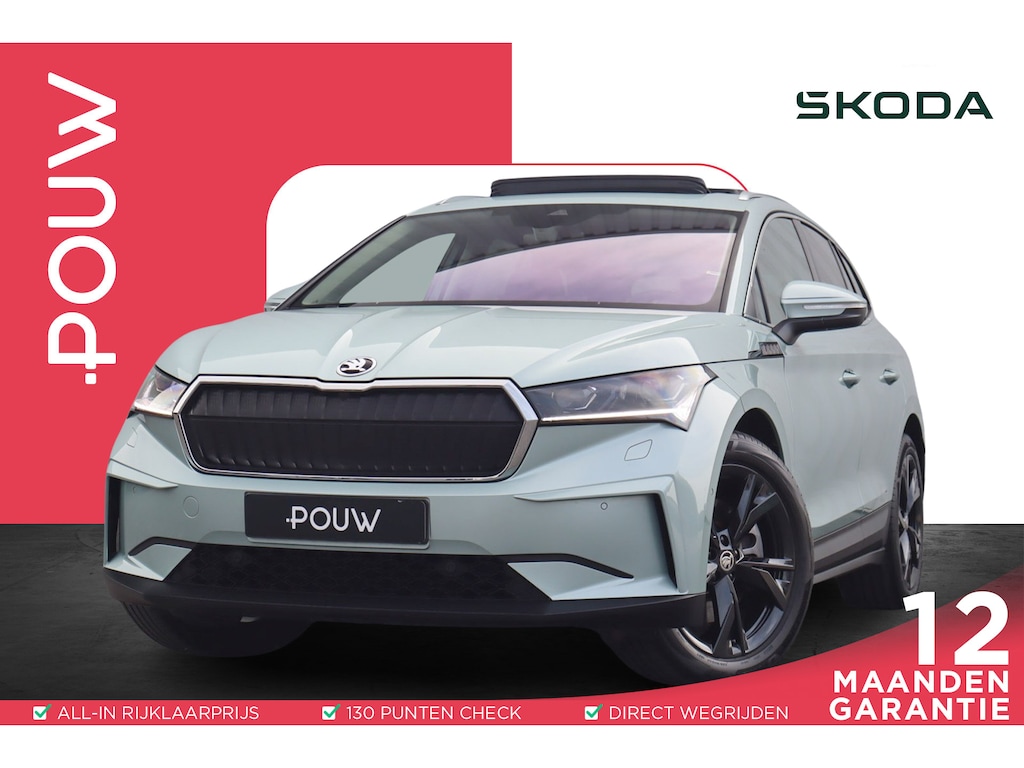 Skoda Enyaq 80X 265pk | SoH 93% | Panoramadak | Apple Carplay/Android Auto | Cruise Control | Trekhaak | Voorstoelen/Achterbank Verwarmd