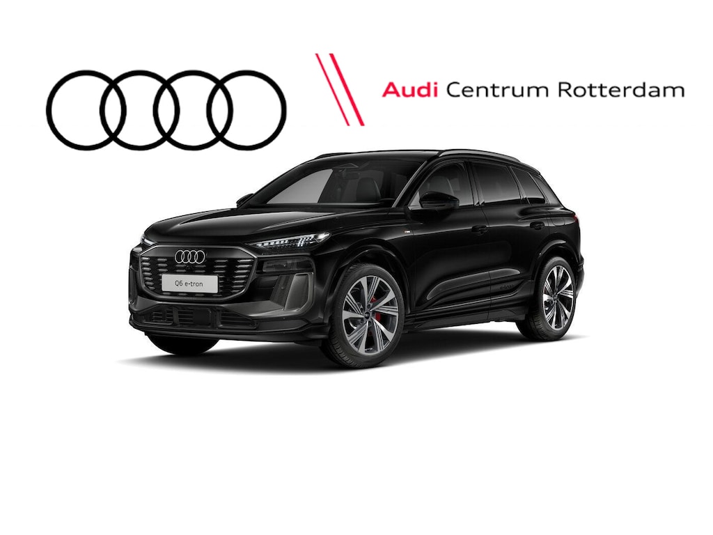 Audi Q6 e-tron S edition quattro 100 kWh | Panoramadak | Luchtvering | Warmtepomp | 360 camera | Bang & Olufsen | Head-up display | Matrix LED verlichting | Adaptieve cruise control | Stoelverwarming voor en achterin |