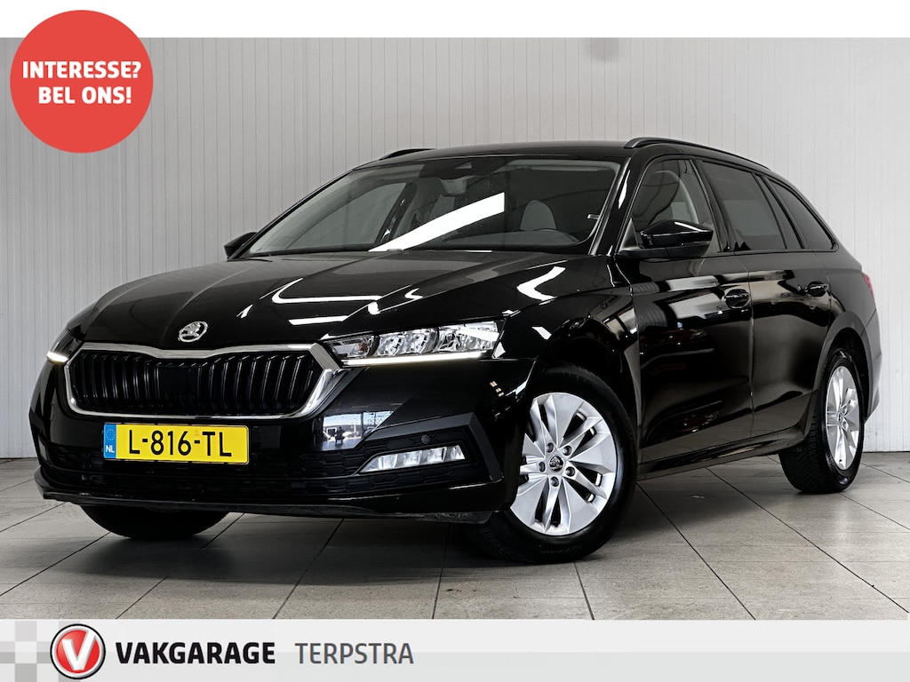 Skoda Octavia Combi 1.0 TSI Business Edition/ VIRTUAL DASH./ Elek. Kofferklep/ Apple + Android/ DAB+/ LED Koplampen/ Keyless-Go/ Lane-Assist./ PDC V+A/ 16'' LMV/ Navi/ Cruise/ Extra getint glas.