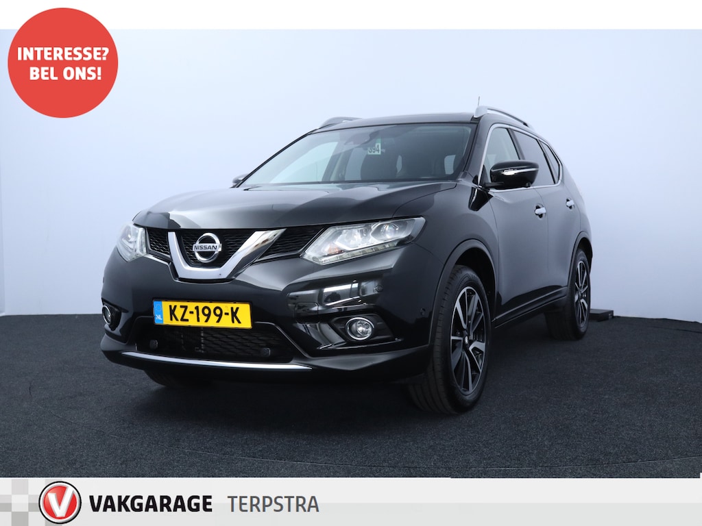 Nissan X-Trail 1.6 DIG-T Tekna /Trekhaak! /Pano-Dak /Camera /LED Koplampen /Elek. Klep /DAB+! /Navi /Climat /Cruise /Elek. pakket /Bluetooth /19"LMV /Extra getint glas /Mistlampen /PDC V+A /LED Dagrijverl. /Dakrails.