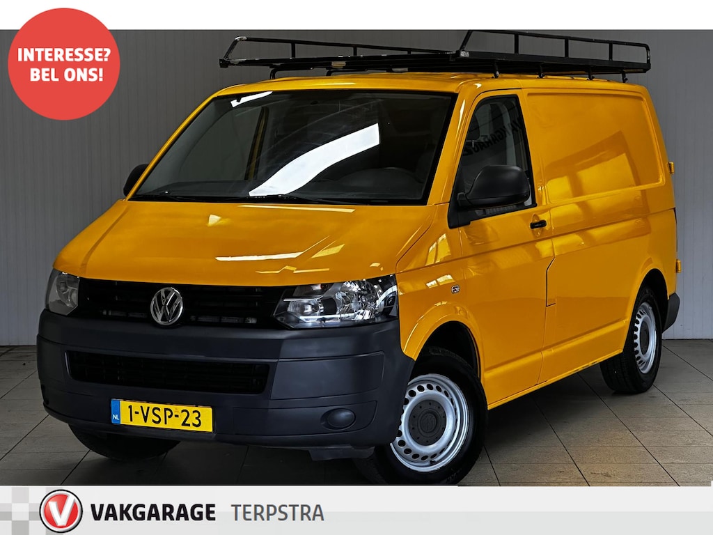 Volkswagen Transporter 2.0 TDI L2H1 Economy/ Zij-Schuifdeur Rechts/ Trekhaak/ Imperiaal/ Half-Leder/ Cruise/ Radio-CD AUX/ Getint glas.