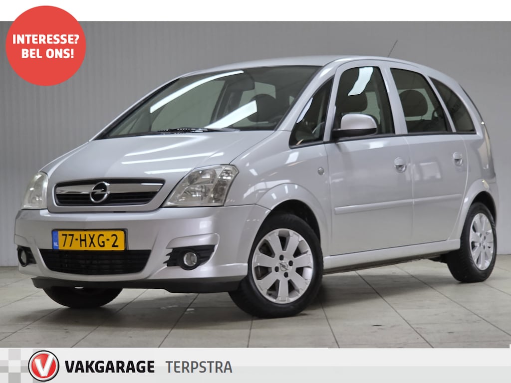 Opel Meriva 1.6-16V Temptation/ 19-03-27 APK!/ AUTOMAAT/ 15''LMV/ Trekhaak/ Airco/ Elek.Pakket/ Isofix/ C.V.Afstand/ Metallic Lak.