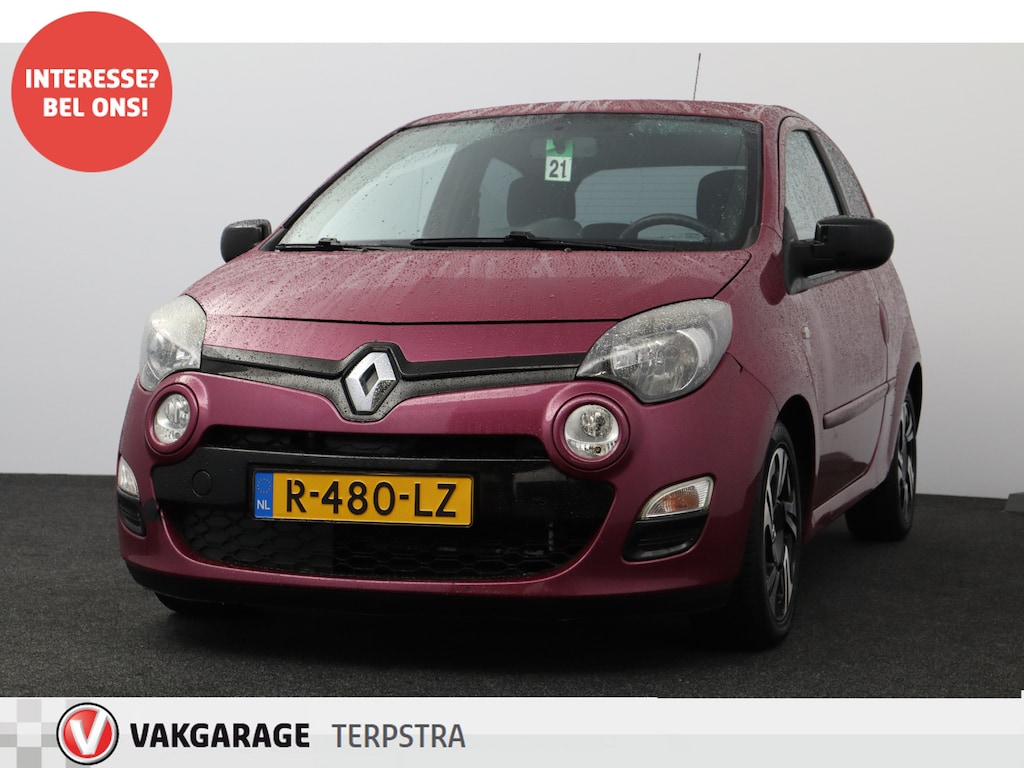 Renault Twingo 1.2 16V Authentique/ D-Riem verv: 93.000 KM!/ 15'' LMV/ Extra getint glas/ Airco/ Cruise/ Elek. pakket/ Isofix/ AUX & USB/ Multi. LEDER. Stuur/ Verstelbare achterstoelen.