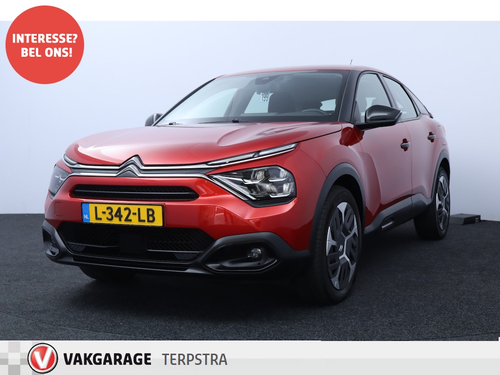 Citroën C4 1.2 Puretech Feel/ Stoel + Stuurverw./ Apple + Android/ LED Koplampen/ Virtual Cockpit/ PDC/ Voorruitverw./ Navi/ Clima/ Cruise/ Bluetooth/ Multi. LEDER. Stuur/ LED Mistl./ Armsteun.
