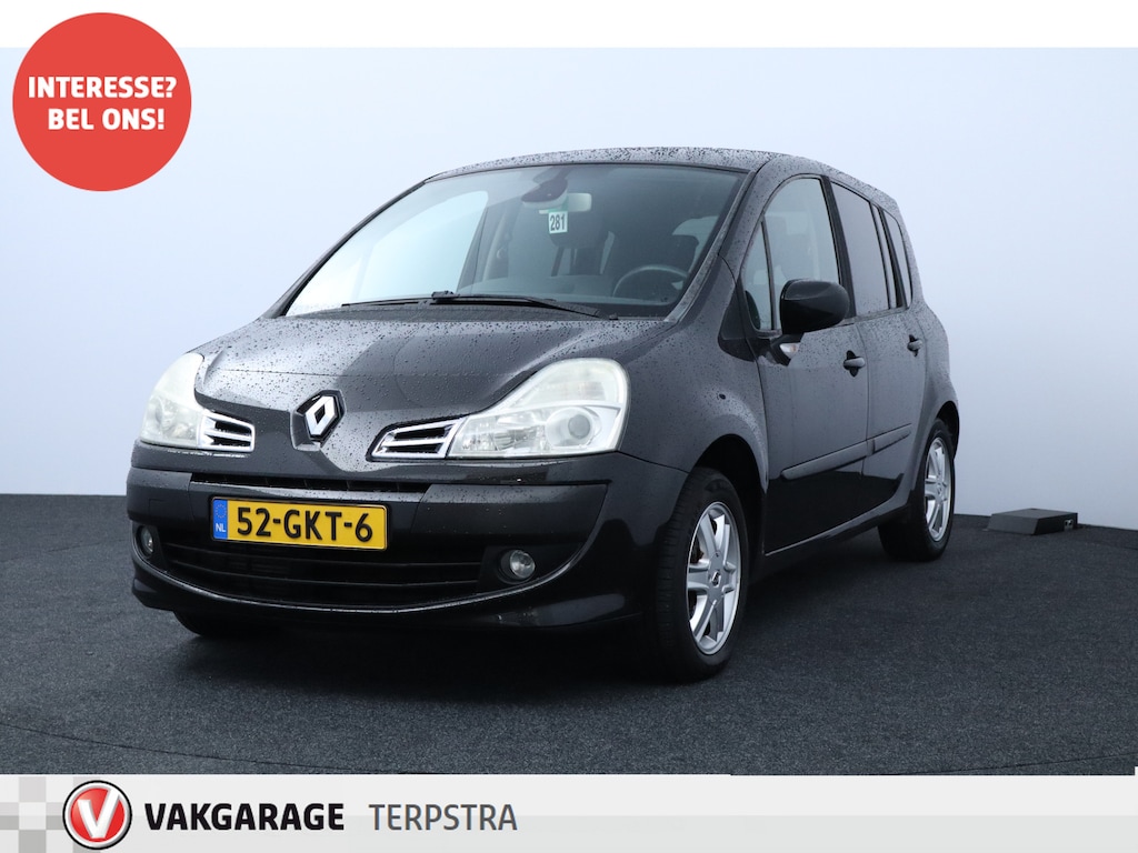 Renault Grand Modus 1.2 TCE Dynamique/ Trekhaak/ 15'' LMV/ Clima/ Cruise/ Elek. pakket/ Isofix/ Multi. LEDER. Stuur/ Mistl./ Extra getint glas.