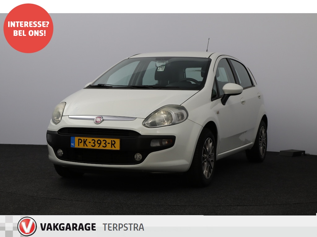Fiat Punto Evo 1.4 Business/ APK 08-2027!/ 5-Drs/ Airco/ 15'' LMV/ Elek. pakket/ Isofix/ Radio-CD/ Multi. Stuur/ Mistl./ Getint glas.