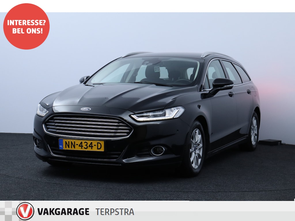 Ford Mondeo Wagon 1.5 TDCi Titanium/ LED Koplampen/ Voorruitverw./ Keyless/ Dode-Hoek DET./ PDC V+A/ Android-Auto/ PDC V+A/ Lane-Assist./ Grootlicht Assist./ 16'' LMV/ Chroom.