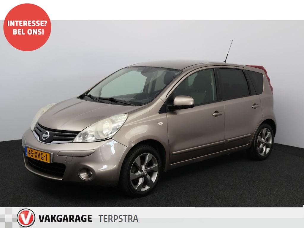 Nissan Note 1.4 Connect Edition /Trekhaak! /Navi /Climat /Cruise /Elek. pakket /Bluetooth /AUX & USB /Regensensor /Isofix /Armsteun /16"LMV /Extra getint glas /Mistlampen.