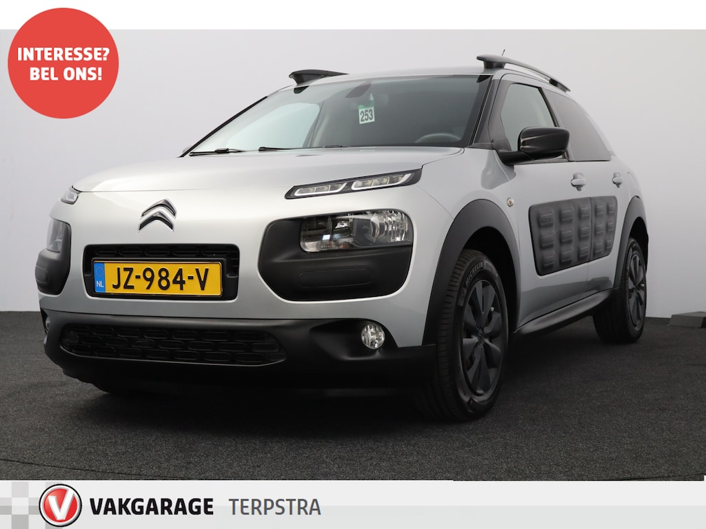 Citroën C4 Cactus 1.6 BlueHDi Business /Navi /Climat /Cruise /Elek. pakket /Bluetooth /Multi. Leder Stuur /Regensensor /Extra getint glas /LED Dagrijverl. /PDC /Mistlampen /Dakrails /Isofix /Armsteun.