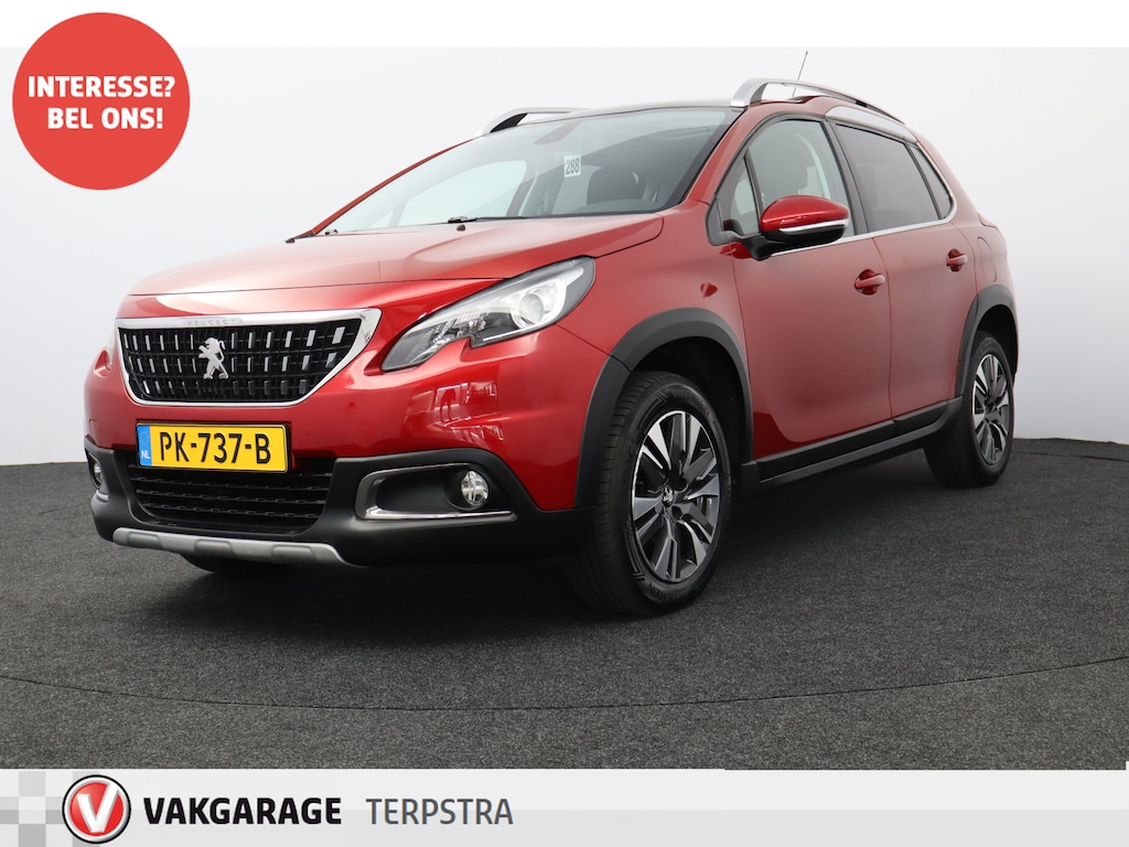 Peugeot 2008 1.2 PureTech Allure/ Riem V.V. 52.000 km !/Pano-Dak! /Trekhaak! /Apple + Android /DAB+! /Navi /Climat /Cruise /Elek. pakket /Bluetooth /Regensensor /16"LMV /Extra getint glas /PDC /LED Dagrijverl. /Dakrails /Isof