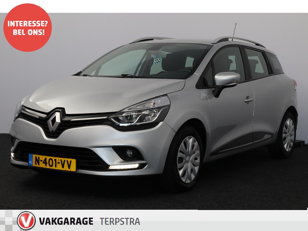 Renault Clio Estate 0.9 TCe Zen/ LED Dagrijverl/ Keyless/ Clima/ Navi/ Cruise/ Bluetooth/ Multi.LEDER.Stuur/ Elek.Pakket/ Isofix/ PDC Achter.