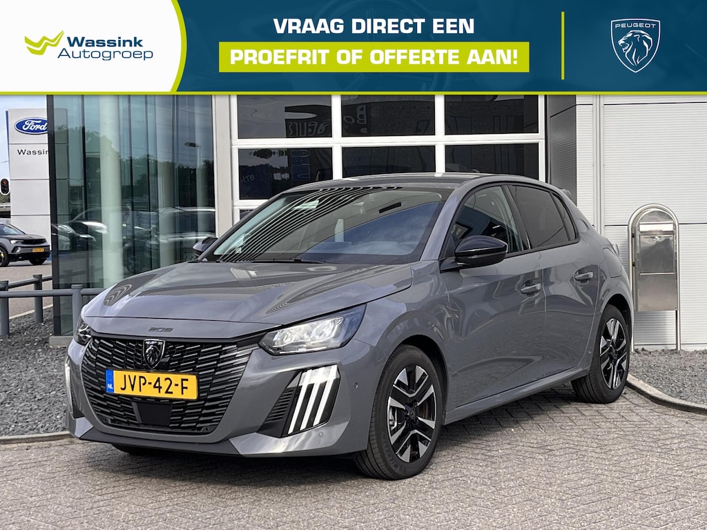 Peugeot 208 1.2 Hybrid 110 e-DCS6 Allure Navigatie | Parkeer camera voor en achter | Carplay | Adaptive cruise control |