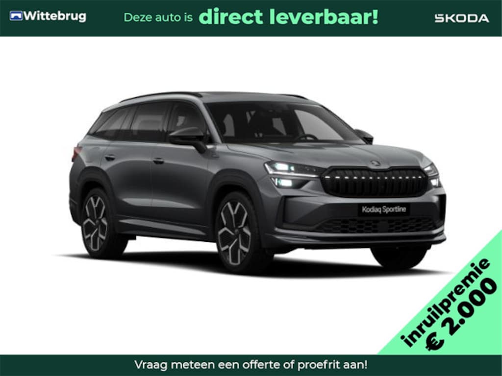 Skoda Kodiaq 1.5 TSI PHEV Sportline Business Comfort pakket / Panoramadak / Simply Clever Familie / Trekhaak / 20 inch / Winter