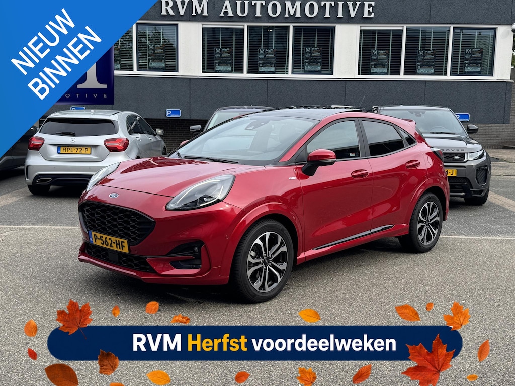 Ford Puma 1.0 EcoBoost Hybrid ST-Line X Vignale | ELEK. SCHUIF/ KANTELDAK | ELEK. ACHTERKLEP | STOEL-STUURVERWARMING | ADAPTIEVE CRUISE CONTROL | VOORRUIT VERWARMING