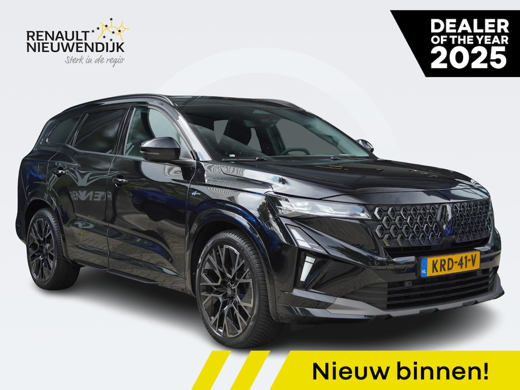 Renault Espace E-Tech full hybrid 200 7p. esprit Alpine / SOLARBAY PANO / NAVI / CAMERA 360 / ELEK. STOELEN / MASSAGE / STOELV. / STUURV. / VOORRUITV. / ELEK. ACHTERKLEP / HEAD-UP / MATRIX LED / 4CONTROL / 20'' LMV