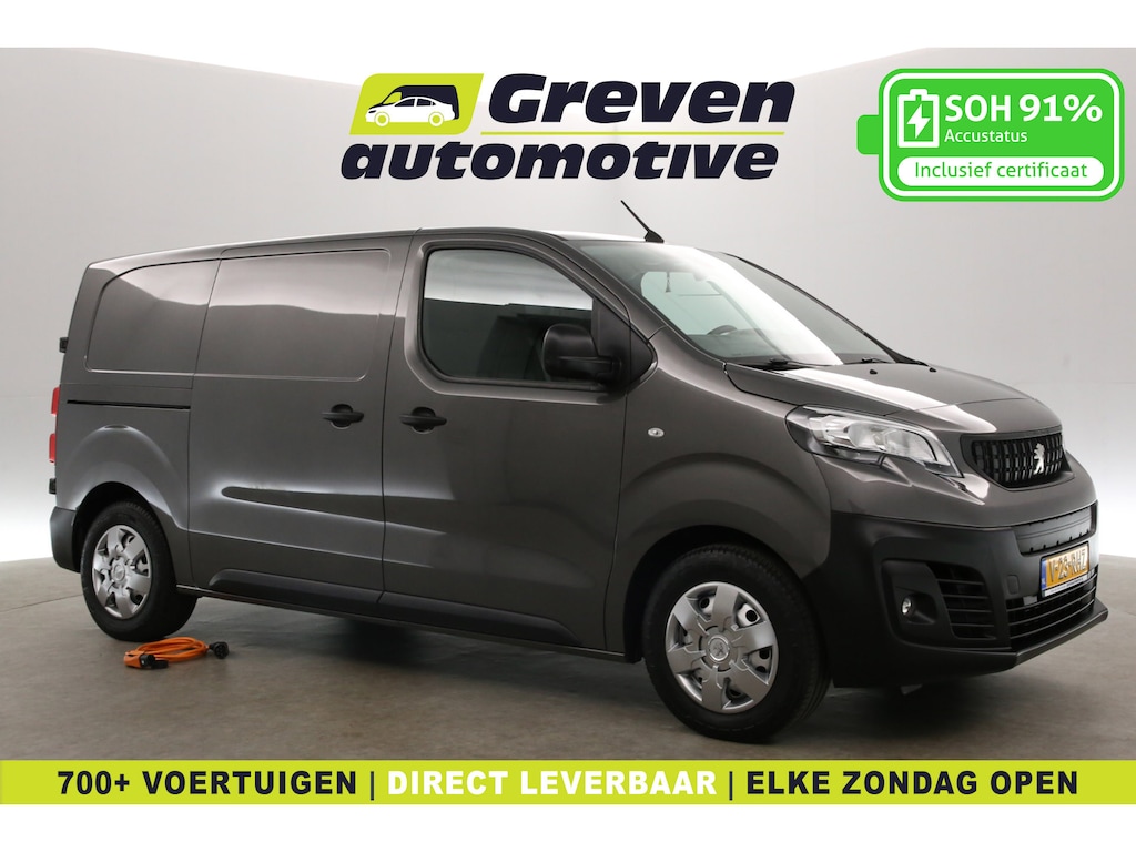 Peugeot e-Expert 75 kWh Long Range L2H1 | Snelladen | SOH 91% | Airco | Cruise | 3 Zits | Trekhaak | Carplay | Parkeersens.