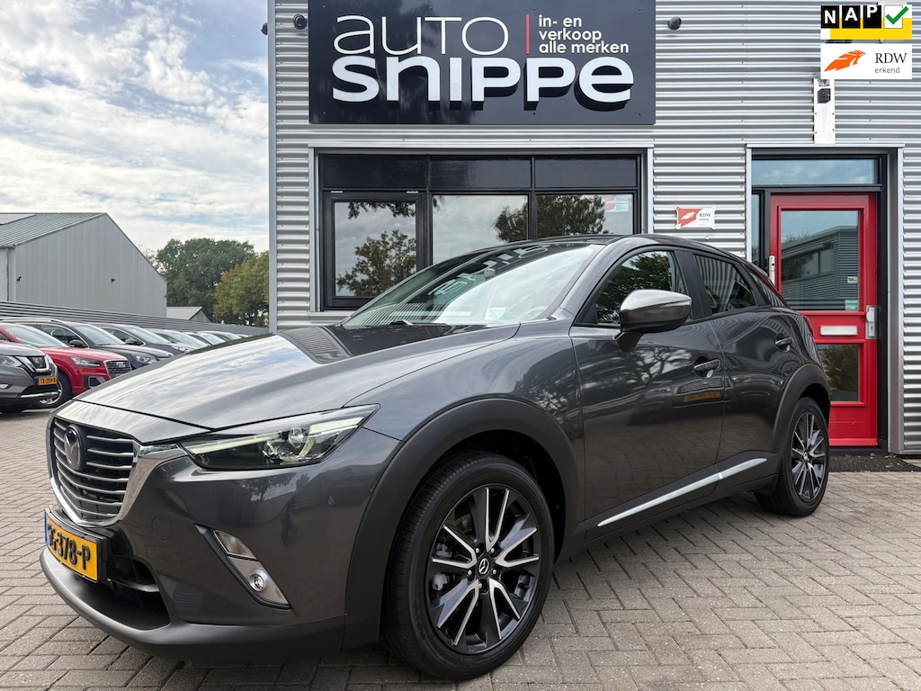 Mazda CX-3 2.0 SkyActiv-G 120 GT-M -STOEL + STUURWIELVERWARMING-DAB+-LED-TREKHAAK-HALF LEDER-BOSE SOUNDSYSTEM-CAMERA-1STE EIGENAAR