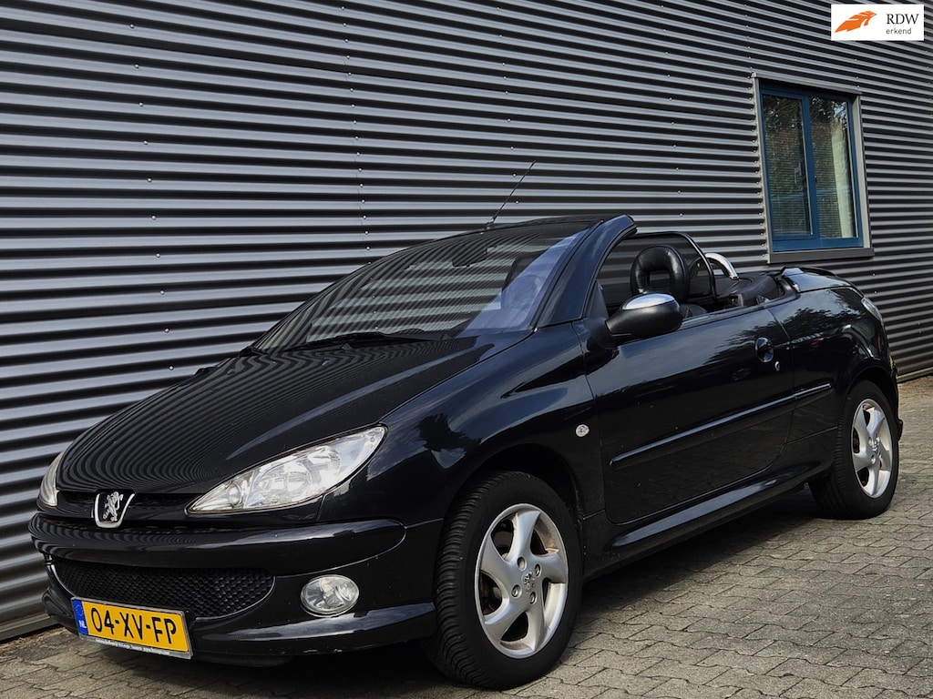 Peugeot 206 CC 1.6-16V CABRIOLET Zwart Metallic 77dkm!!!