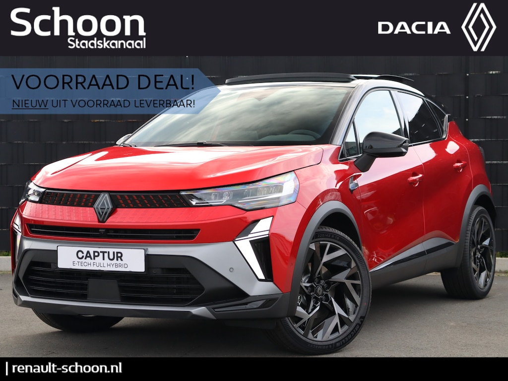Renault Captur 1.8 E-Tech full hybrid 160 esprit Alpine | 5 jaar garantie | Schuif-/Kanteldak | Stoel-/Stuurverwarming | Harman Kardon