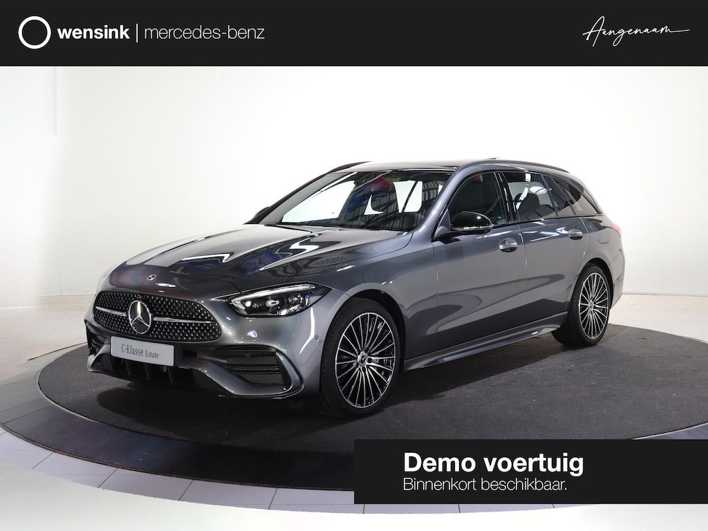 Mercedes-Benz C-klasse Estate 300e Business Solution AMG | AMG Line Plus | Trekhaak | Stoelventilatie | Head-up | Burmester |