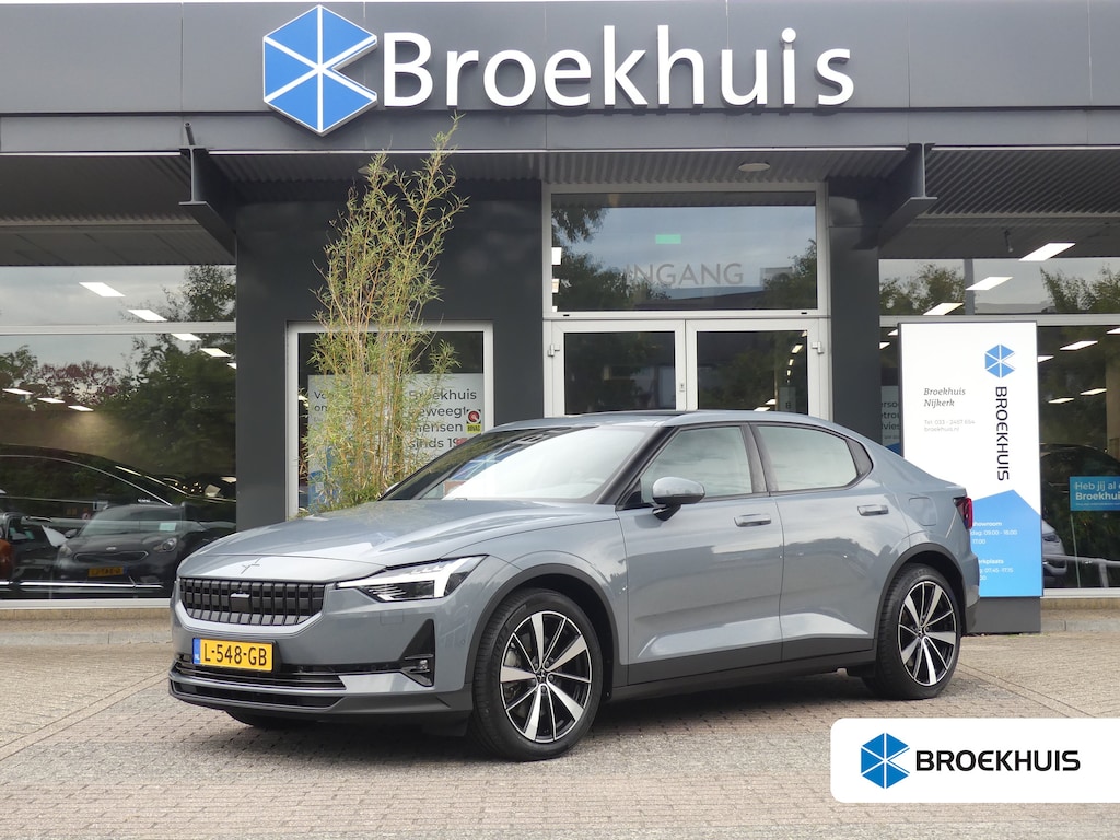 Polestar 2 Long Range Dual Motor Launch Edition 78kWh | SOH 90% | PANORAMADAK | ADAPTIVE CRUISE | DODEHOEKDETECTIE | CAMERA 360 | CAMERA V+A | STOEL+STUURVERWARMING | ACHTERBANK VERWARMING | PARKEERSENSOREN V+A | ELEKTRISCH VERSTELB STOEL MET GEHEUGEN | ELEKTRISCHE ACHTERKLEP | PREMIUM AUDIO | APPLE CARPLAY / ANDROID AUTO | LMV 19" | NAVI |