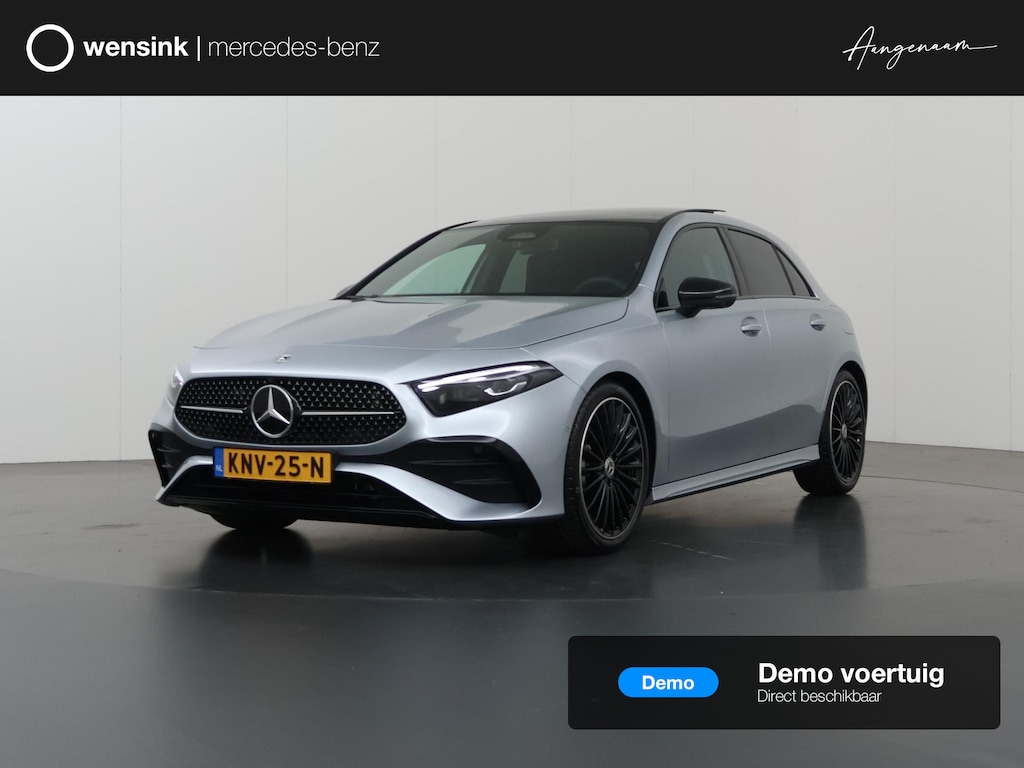 Mercedes-Benz A-klasse 180 Business Solution AMG | Panoramaschuifdak | Premium Plus pakket | Stoelverwarming | Achteruitrijcamera | MULTIBEAM LED |