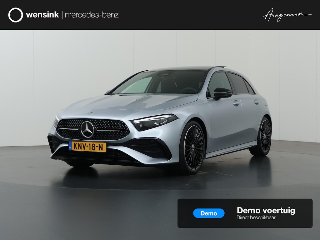 Mercedes-Benz A-klasse 180 Business Solution AMG | Panoramaschuifdak | Premium plus | Head-Up | Stoelverwarming | Achteruitrijcamera |  MULTIBEAM LED |