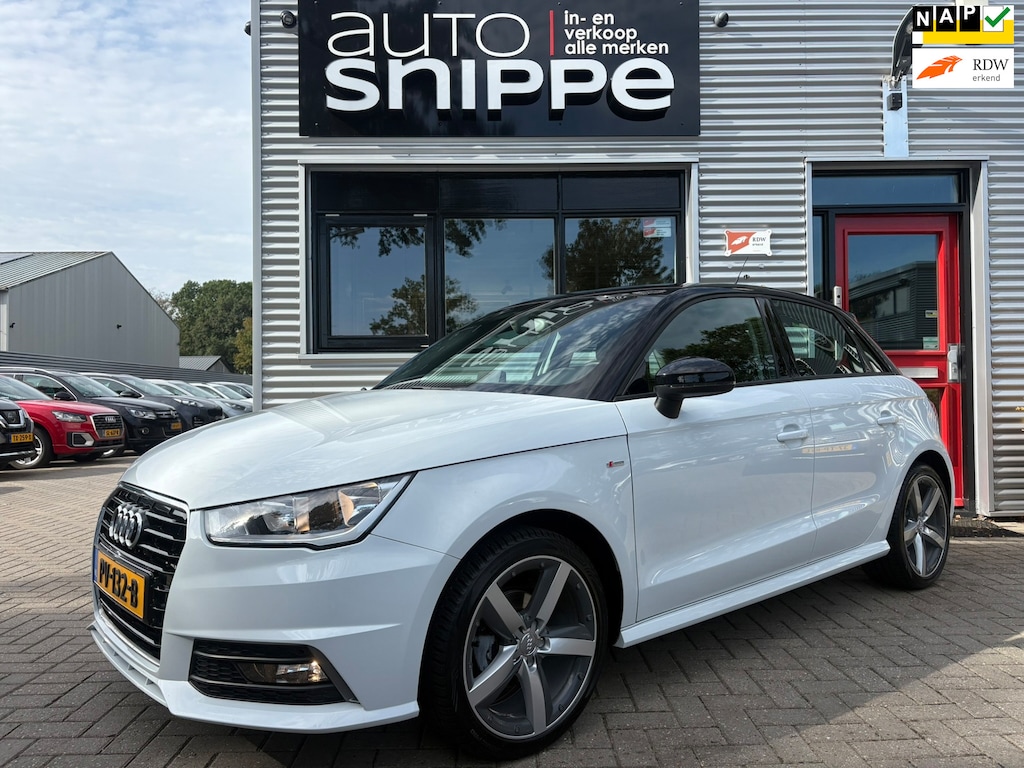Audi A1 Sportback 1.0 TFSI Adrenalin -5DRS.-S-LINE-AUTO AIRCO-2 TONE LAK-LICHTMETALEN VELGEN-CRUISECONTROL-NAVI-BLUETOOTH-ETC.