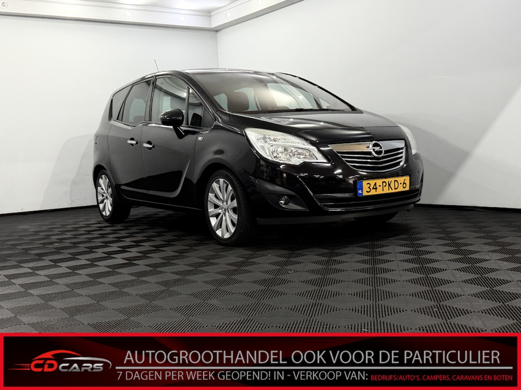 Opel Meriva 1.4 Turbo Cosmo Half leder, Parkeersensoren, Radio, Lichtmetalen velgen, Cruise control