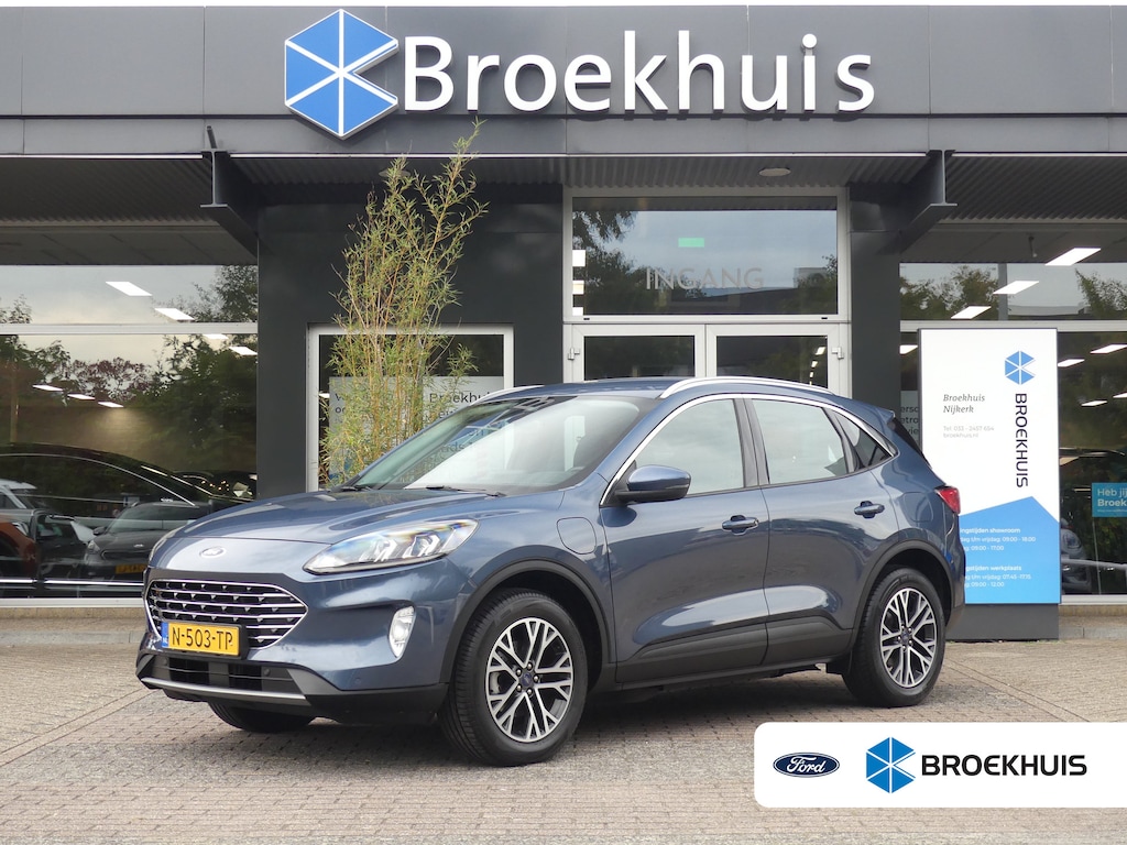 Ford Kuga 2.5 PHEV Titanium | TREKHAAK | STUUR+STOEL+VOORRUITVERWARMING | CAMERA | PARKEERSENSOREN V+A | NAVI | LMV 18" | APPLE CARPLAY / ANDROID AUTO |