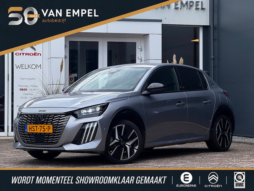 Peugeot 208 1.2 Hybrid 145 e-DCS6 GT | NL-Auto | 360 Camera | Navigatie | Adaptive Cruise | Automaat | Virtual Cockpit
