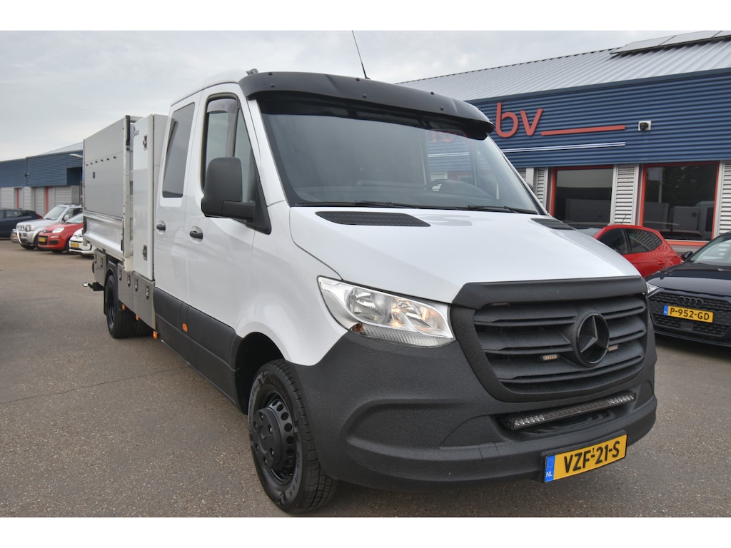 Mercedes-Benz Sprinter 314 2.2 CDI L3 DC EURO VI-D , KIPPER , 3500KG TH , 7-PERS, TREKHAAK , CLIMATR , CR CONTR ,