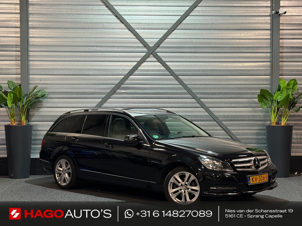 Mercedes-Benz C-klasse Estate 180 Avantgarde 156-PK!/NAVI/CRUISE/PDC/TREKHAAK/STOELVERW/HALF-LEDER/CLIMATE/MULTIMEDIA