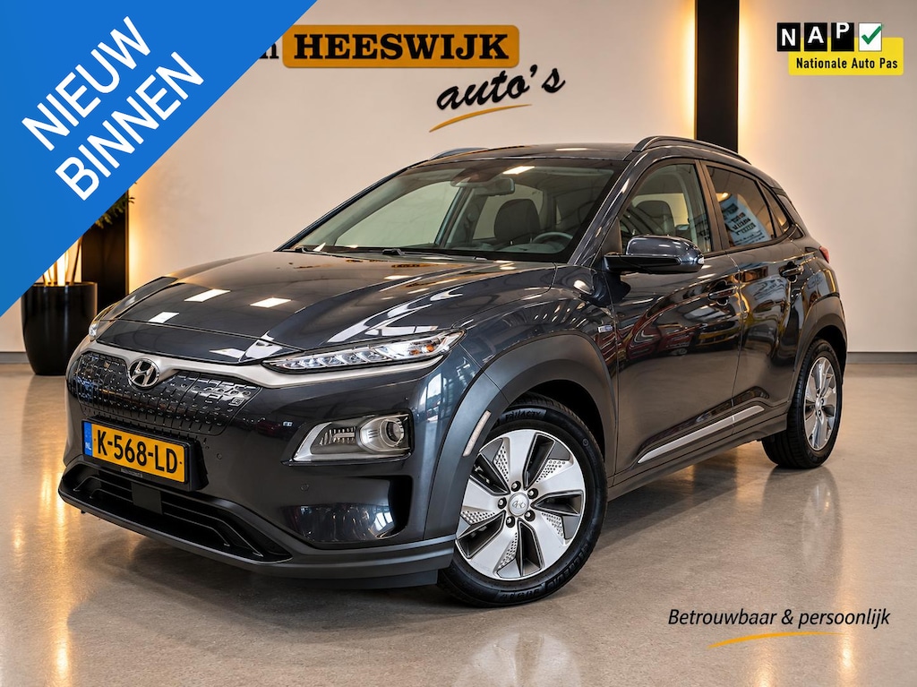 Hyundai Kona Electric EV Limited 64 kWh Head up | Stoel koel+verwaming | Keyless | Camera + parkeersensoren