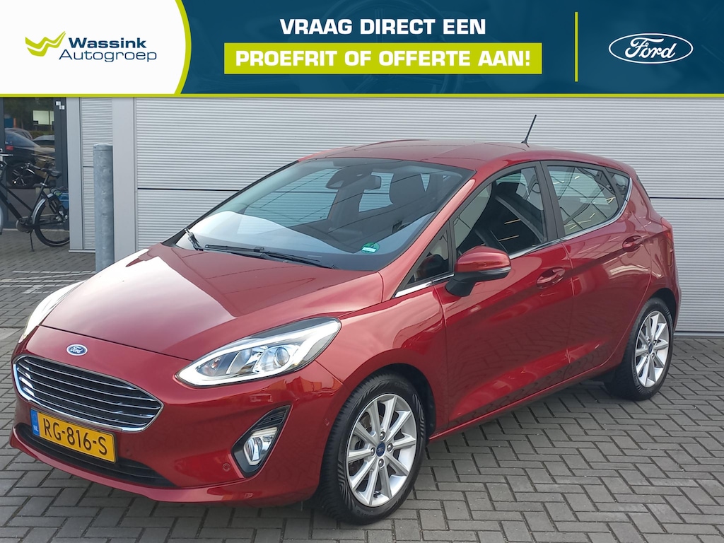 Ford Fiesta 1.0T 101pk Automaat Titanium | Climate control | Navigatie | Lm-velgen | Parkingpack | All season