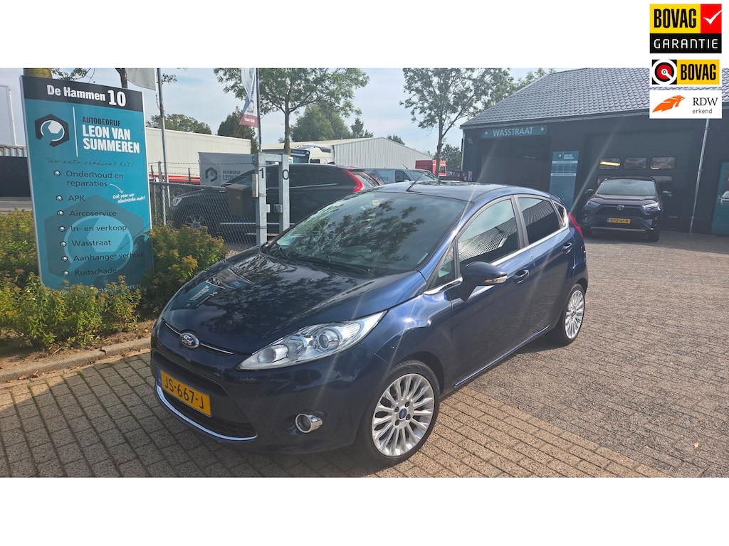 Ford Fiesta 1.25 Titanium l Nieuwe apk l Volledig onderhouden l Climacontrol l Bluetooth l Parkeersensoren