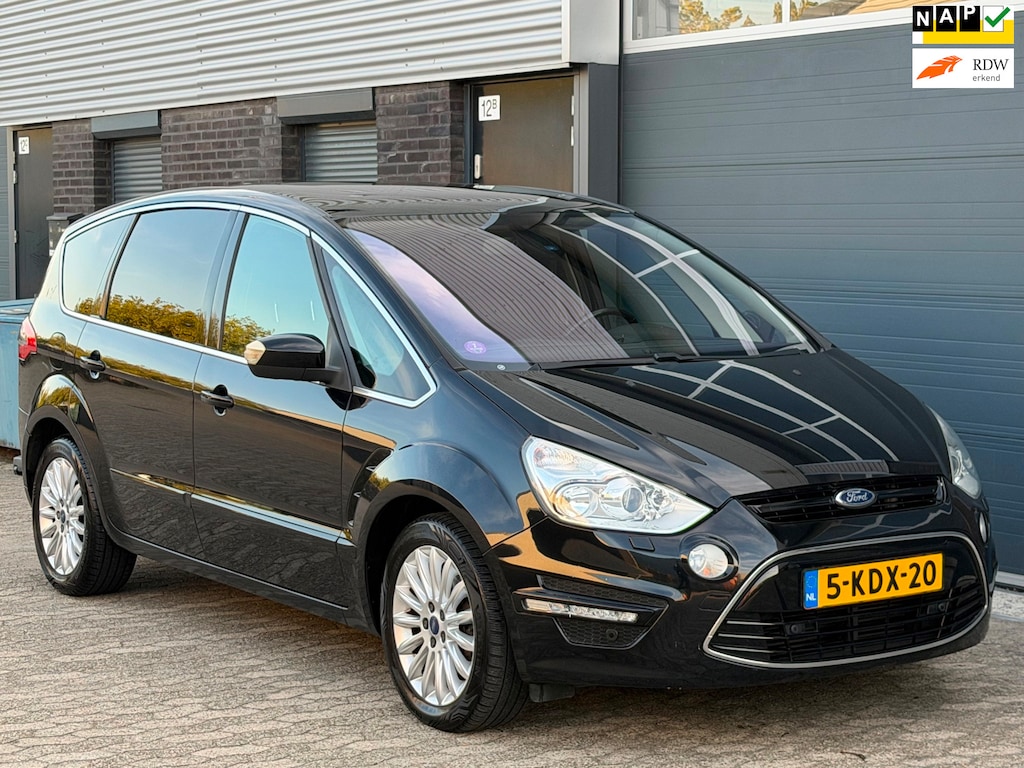 Ford S-Max 1.6 EcoBoost Titanium PANO XENON TREKHAAK NAVI CLIMA CRUISE PDC